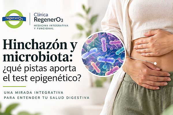 Hinchazón abdominal y microbiota intestinal: qué puede aportar un test epigenético y cómo diferenciar sus resultados del SIBO