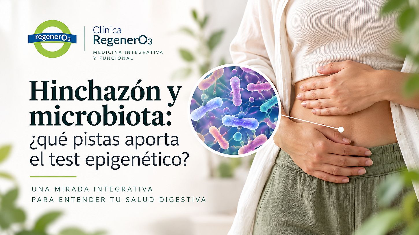 Hinchazón abdominal y microbiota intestinal: qué puede aportar un test epigenético y cómo diferenciar sus resultados del SIBO