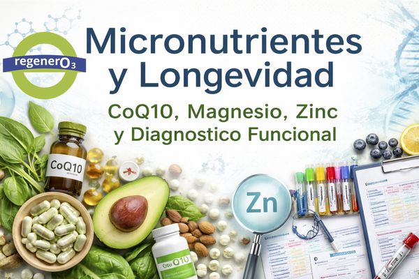 Micronutrientes y longevidad: por qué la Coenzima Q10, el Magnesio y el Zinc son claves para una salud óptima