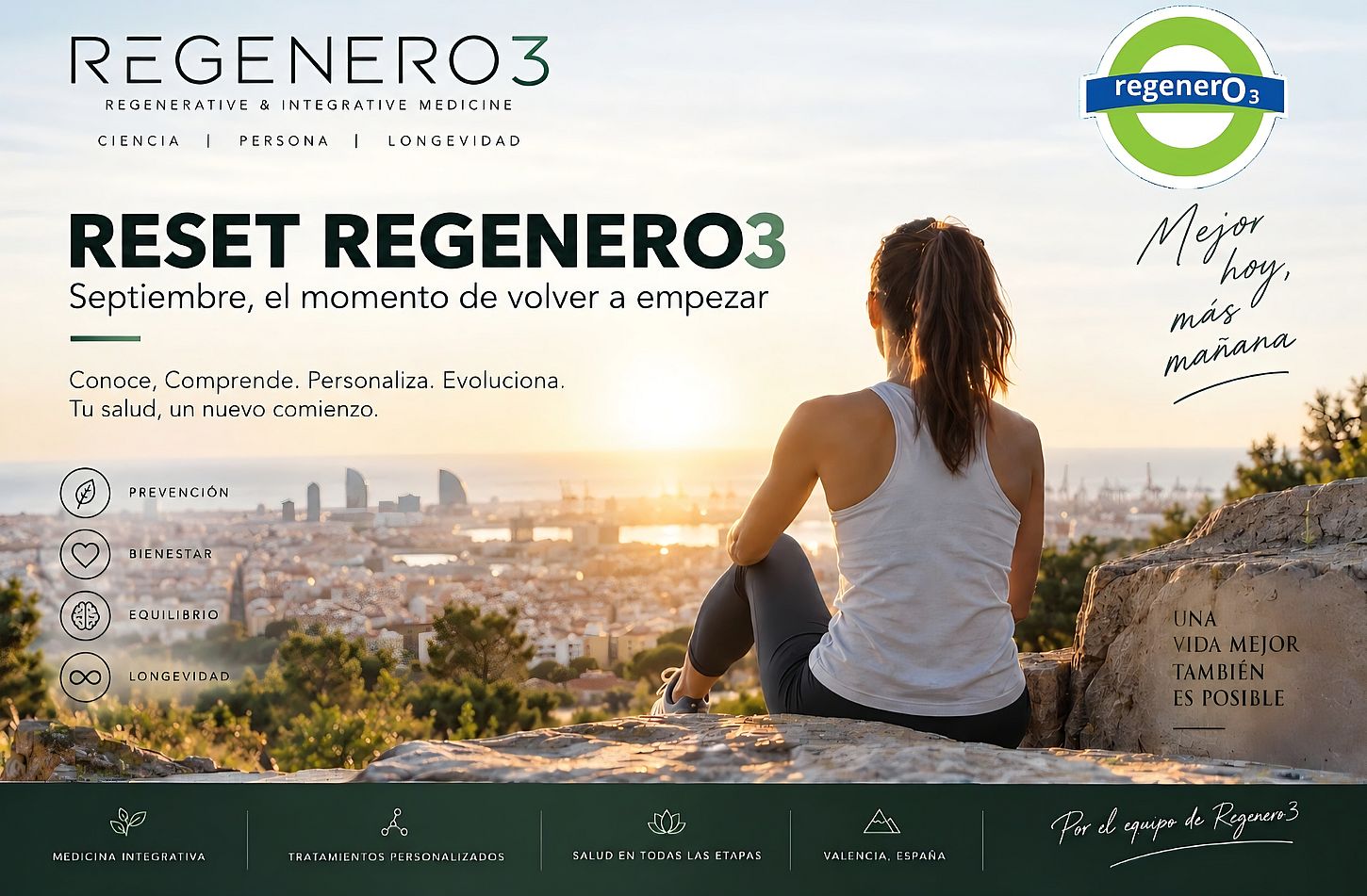 RESET Regenero3: el programa de medicina integrativa para volver a empezar en septiembre