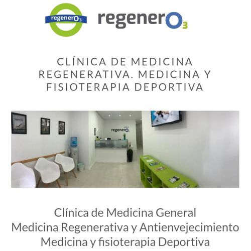 Clínica regenerO3 Medicina Regenerativa en Valencia